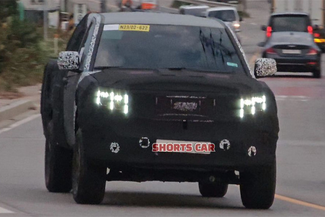 Xem xe bán tải Kia Tasman có thiết kế hầm hố - Hình 5 Xem xe ban tai Kia Tasman co thiet ke ham ho-Hinh-5