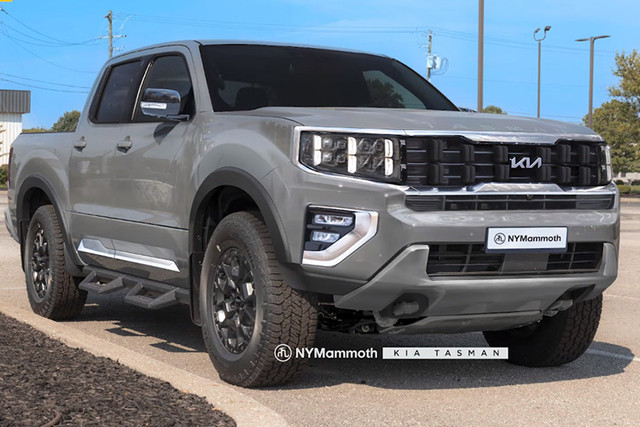 Xem xe bán tải Kia Tasman có thiết kế hầm hố Xem xe ban tai Kia Tasman co thiet ke ham ho