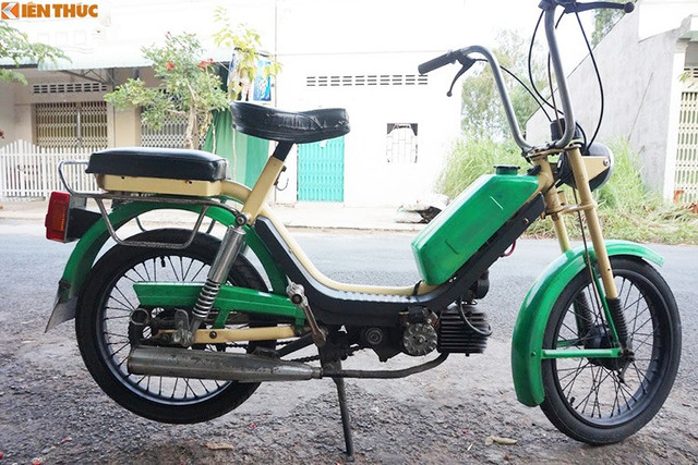 Cận cảnh xe máy Babetta "huyền thoại" thời bao cấp Can canh xe may Babetta