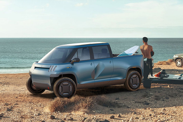 Cận cảnh chiếc xe bán tải thuần điện nhỏ nhất thế giới - Hình 8 Can canh chiec xe ban tai thuan dien nho nhat the gioi-Hinh-8