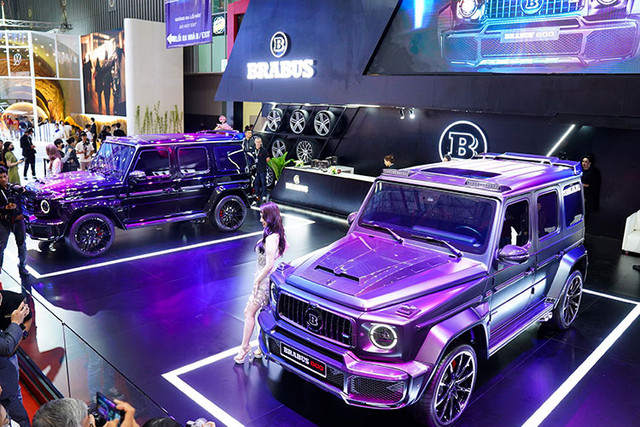 Chi tiết xe sang đắt đỏ của Brabus tại triển lãm VMS 2022 Chi tiet xe sang dat do cua Brabus tai trien lam VMS 2022