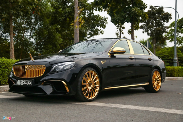 Dan choi ma vang, dinh kim cuong xe sang Mercedes-Hinh-4