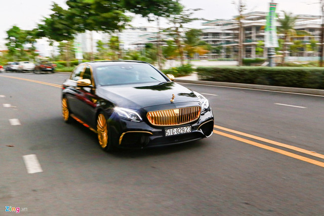 Dan choi ma vang, dinh kim cuong xe sang Mercedes-Hinh-2