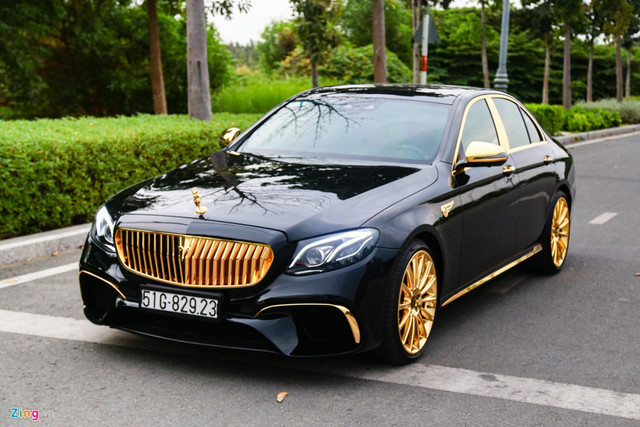 Dan choi ma vang, dinh kim cuong xe sang Mercedes