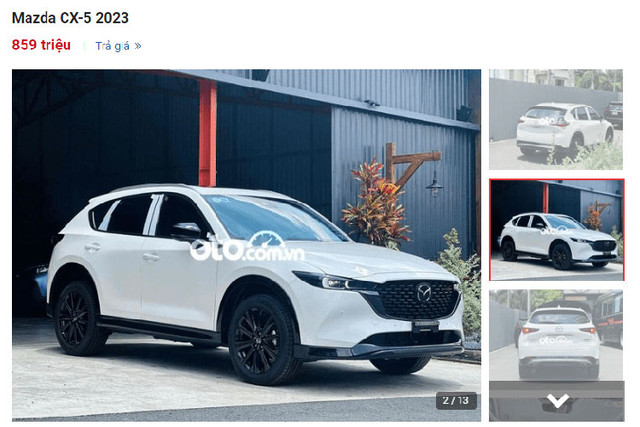Mazda CX-5 2023 chạy 17km lên sàn xe cũ chỉ 859 triệu Mazda CX-5 2023 chay 17km len san xe cu chi 859 trieu
