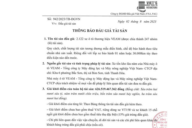 Khoảng 2.122 chiếc ôtô của Nhà máy VEAM nằm phơi nắng mưa Khoang 2.122 chiec oto cua Nha may VEAM nam phoi nang mua