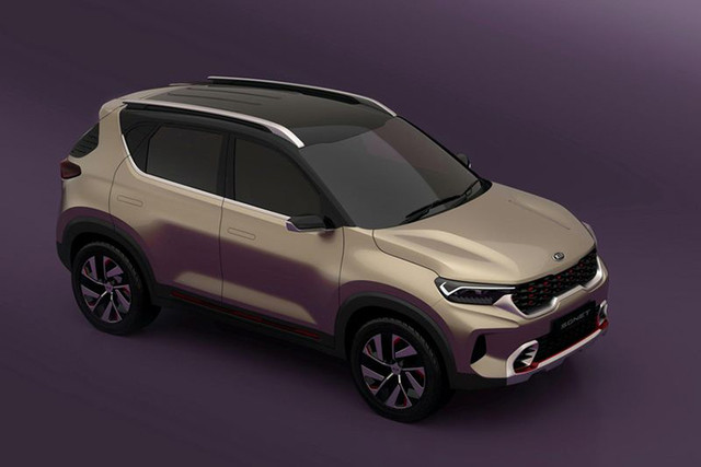 Kia Sonet 2021 cỡ nhỏ, giá rẻ "lộ hàng" trước ngày ra mắt Kia Sonet 2021 co nho, gia re