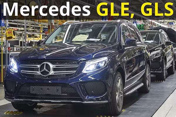 GLE va GLS cua Mercedes-Benz loi he thong khung gam