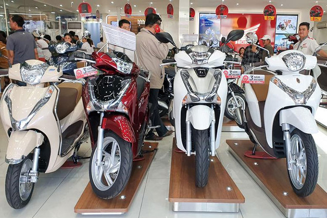 Honda Viet Nam tang gia hang loat xe may, cao nhat 2 trieu dong