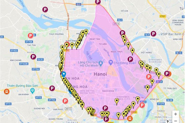 Ô tô nào được miễn, giảm phí khi vào nội thành Hà Nội? - Hình 2 O to nao duoc mien, giam phi khi vao noi thanh Ha Noi?-Hinh-2