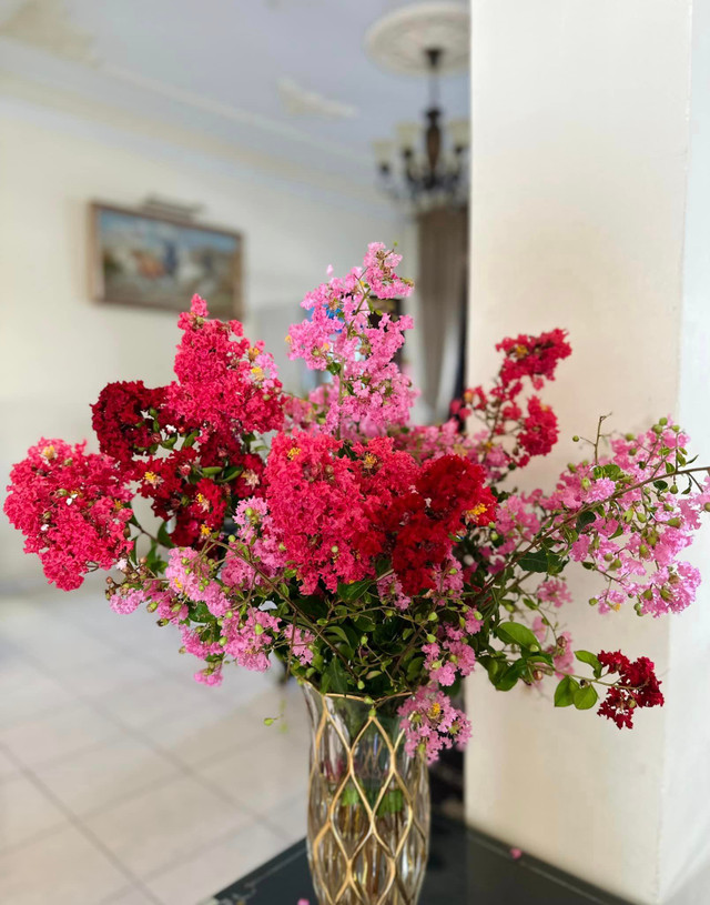 Bên trong biệt thự rực sắc hoa của ca sĩ Mỹ Lệ - Hình 3 Ben trong biet thu ruc sac hoa cua ca si My Le-Hinh-3