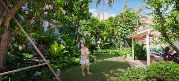 Đi xem khu vườn xanh mướt của vợ chồng Chi Bảo - Hình 7 Di xem khu vuon xanh muot cua vo chong Chi Bao-Hinh-7