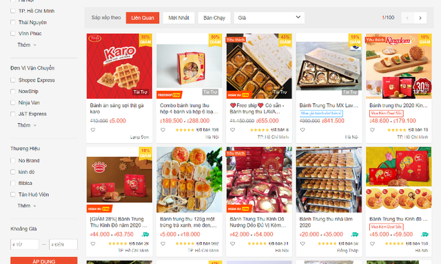 Bánh trung thu được rao bán rầm rộ trên chợ mạng mùa COVID-19 Banh trung thu duoc rao ban ram ro tren cho mang mua COVID-19