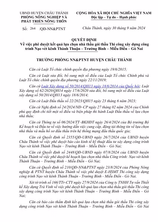 Cong ty Huy Tam Phat duoc chi dinh 12 goi thau/nam tai Long An-Hinh-3