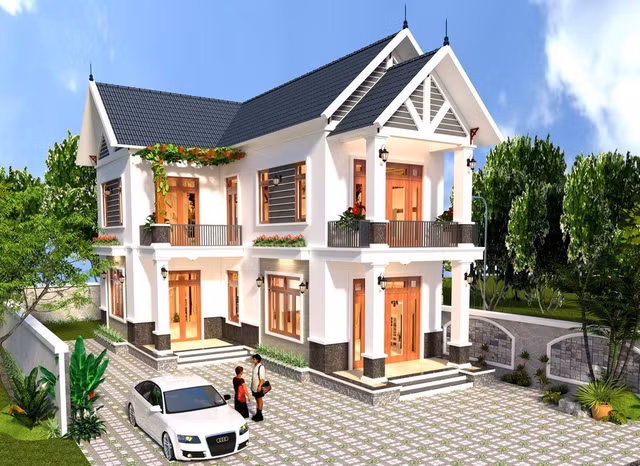 Các mẫu nhà 2 tầng mái thái có giá dưới 1 tỷ đẹp không tỳ vết - Hình 8 Cac mau nha 2 tang mai thai co gia duoi 1 ty dep khong ty vet-Hinh-8