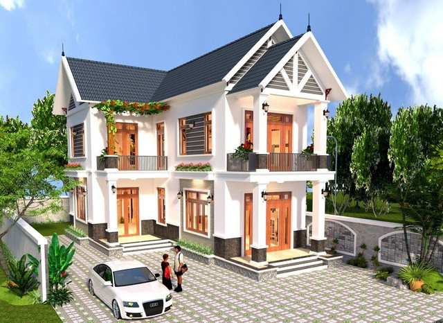 Các mẫu nhà 2 tầng mái thái có giá dưới 1 tỷ đẹp không tỳ vết - Hình 8 Cac mau nha 2 tang mai thai co gia duoi 1 ty dep khong ty vet-Hinh-8