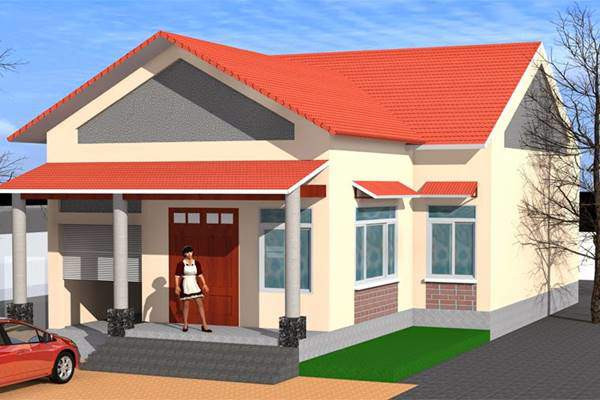 Top mẫu nhà cấp 4 mái thái chữ L sang trọng, rẻ tiền ai cũng muốn xây - Hình 10 Top mau nha cap 4 mai thai chu L sang trong, re tien ai cung muon xay-Hinh-10