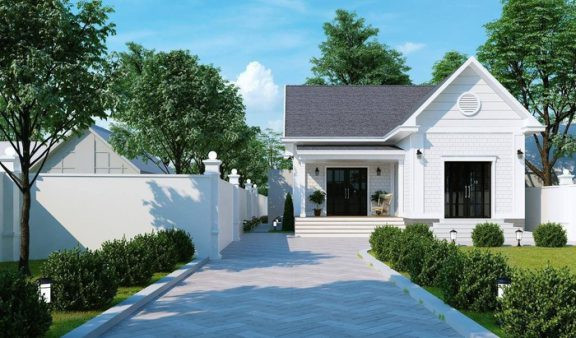 Top mẫu nhà cấp 4 mái thái chữ L sang trọng, rẻ tiền ai cũng muốn xây - Hình 3 Top mau nha cap 4 mai thai chu L sang trong, re tien ai cung muon xay-Hinh-3