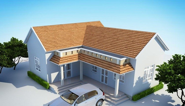 Top mẫu nhà cấp 4 mái thái chữ L sang trọng, rẻ tiền ai cũng muốn xây - Hình 4 Top mau nha cap 4 mai thai chu L sang trong, re tien ai cung muon xay-Hinh-4