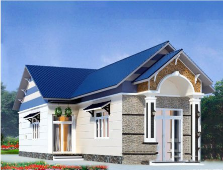 Top mẫu nhà cấp 4 mái thái chữ L sang trọng, rẻ tiền ai cũng muốn xây Top mau nha cap 4 mai thai chu L sang trong, re tien ai cung muon xay