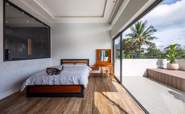 Bao ngoai ngo nganh voi thiet ke la dieu chinh anh sang cua ngoi nha o Lam Dong-Hinh-11