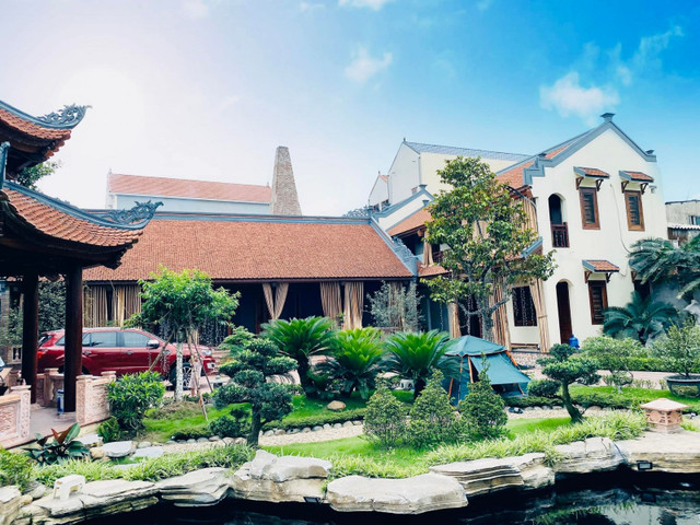 Cận cảnh 'biệt phủ' toàn gỗ quý đẹp như resort của đại gia Bắc Ninh Can canh 'biet phu' toan go quy dep nhu resort cua dai gia Bac Ninh