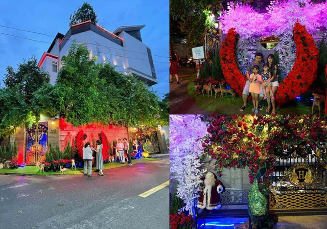 Sao Việt trang trí nhà lộng lẫy đón Giáng sinh Sao Viet trang tri nha long lay don Giang sinh