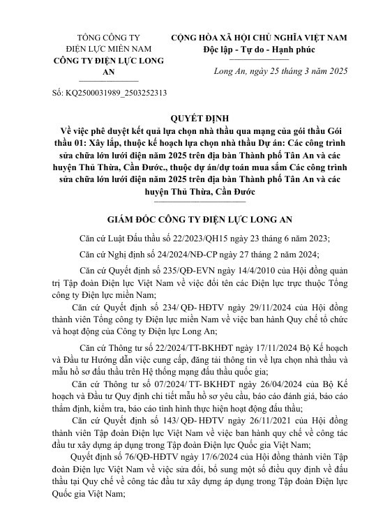 Duy nhat Cty Minh Hung du va trung 2 goi thau tai Dien luc Long An-Hinh-2