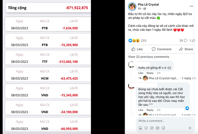 4 ma co phieu khien nu ca sy Hai Phong cat lo tien ty