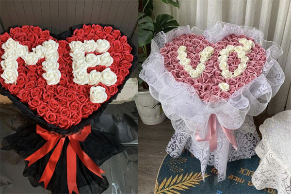 Những bó hoa khổng lồ siêu đắt đỏ gây sốt dịp 8/3 Nhung bo hoa khong lo sieu dat do gay sot dip 8/3