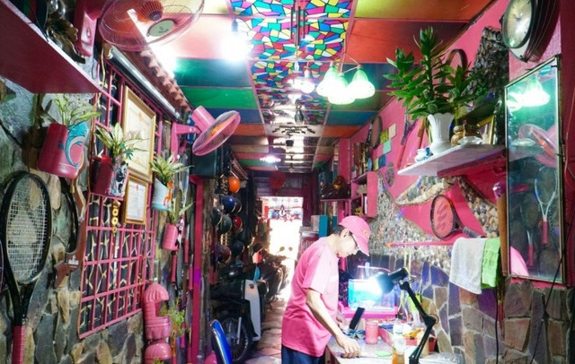 Căn nhà phủ màu hồng gây chú ý ở TP HCM - Hình 6 Can nha phu mau hong gay chu y o TP HCM-Hinh-6