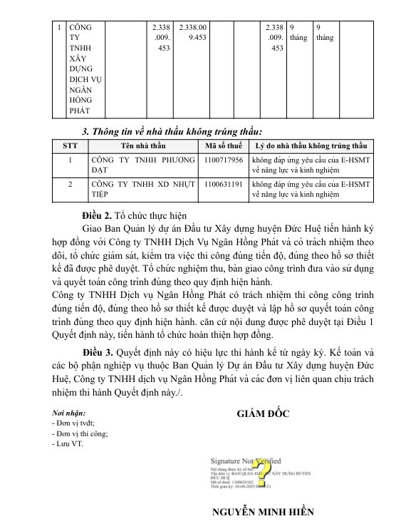 Long An: Cong ty Ngan Hong Phat trung goi thi cong cau kenh T8 so 3-Hinh-2