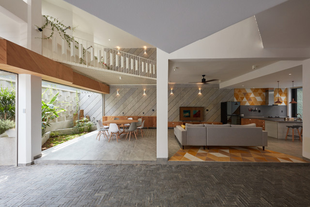 Ngẩn ngơ trước ngôi nhà ngôn ngữ tam giác ở TP HCM - Hình 4 Ngan ngo truoc ngoi nha ngon ngu tam giac o TP HCM-Hinh-4