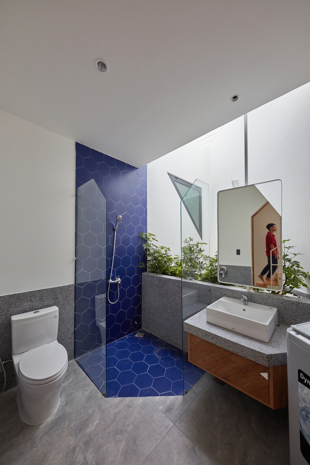 Ngẩn ngơ trước ngôi nhà ngôn ngữ tam giác ở TP HCM - Hình 12 Ngan ngo truoc ngoi nha ngon ngu tam giac o TP HCM-Hinh-12