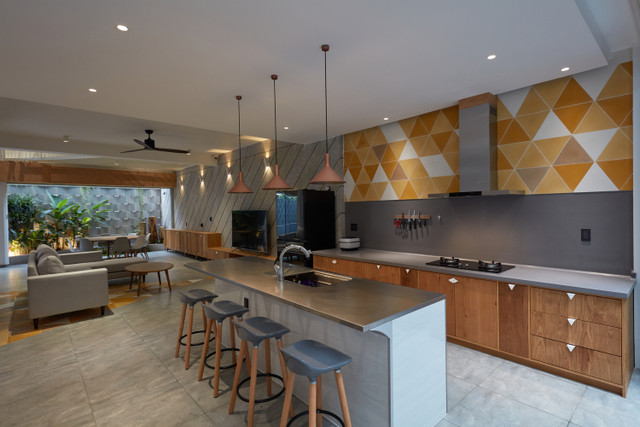 Ngẩn ngơ trước ngôi nhà ngôn ngữ tam giác ở TP HCM - Hình 11 Ngan ngo truoc ngoi nha ngon ngu tam giac o TP HCM-Hinh-11