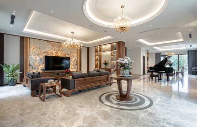 Bên trong căn biệt thự trị giá 250 tỷ giữa Hà Nội - Hình 4 Ben trong can biet thu tri gia 250 ty giua Ha Noi-Hinh-4