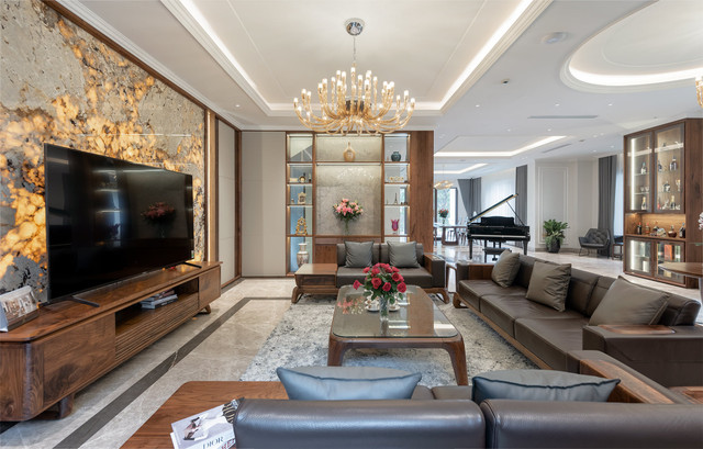 Bên trong căn biệt thự trị giá 250 tỷ giữa Hà Nội - Hình 3 Ben trong can biet thu tri gia 250 ty giua Ha Noi-Hinh-3