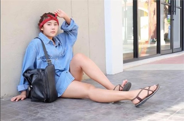 Cứ gầy là "auto" xinh đúng là câu dành cho hot girl này Cu gay la
