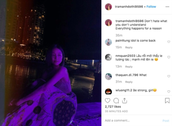 Hotgirl Tram Anh co dong thai la sau scandal lo clip nong