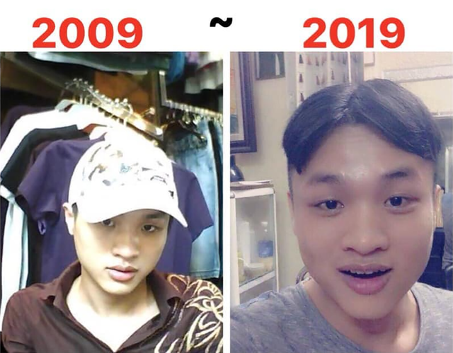 Thử thách 10 năm: Trào lưu khoe ảnh “dậy thì thành công” Thu thach 10 nam: Trao luu khoe anh “day thi thanh cong”