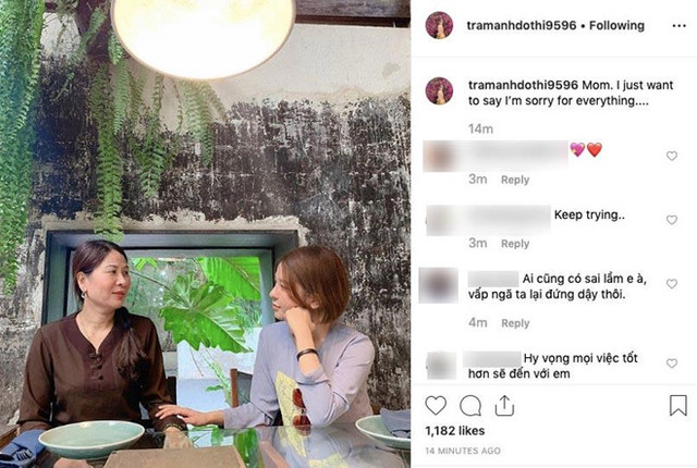Hotgirl Trâm Anh nói lời xin lỗi mẹ sau khi lộ clip nóng Hotgirl Tram Anh noi loi xin loi me sau khi lo clip nong