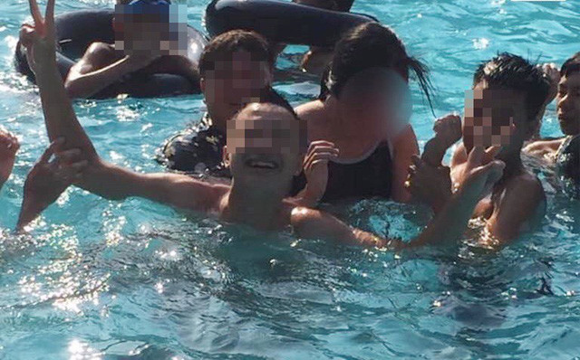 Phẫn nộ cảnh cô gái bị nhóm thanh niên trêu ghẹo ở hồ bơi Phan no canh co gai bi nhom thanh nien treu gheo o ho boi