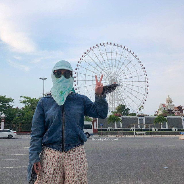 Cười vỡ bụng với "thời trang Ninja" check in muôn nơi của hội chị em - Hình 4 Cuoi vo bung voi