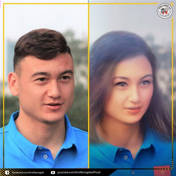 Chết cười trước nhan sắc của các cầu thủ ĐTQG Việt Nam khi chuyển giới Chet cuoi truoc nhan sac cua cac cau thu DTQG Viet Nam khi chuyen gioi