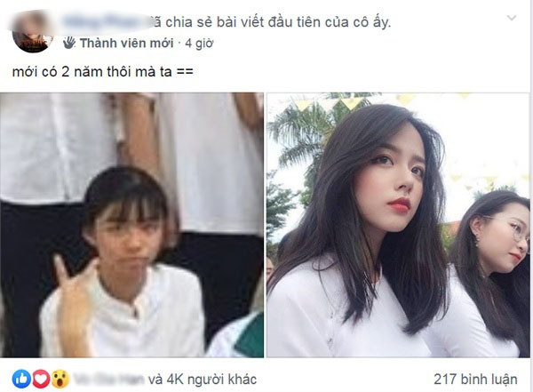 Màn dậy thì của nữ sinh Quảng Bình khiến dân mạng há hốc mồm Man day thi cua nu sinh Quang Binh khien dan mang ha hoc mom