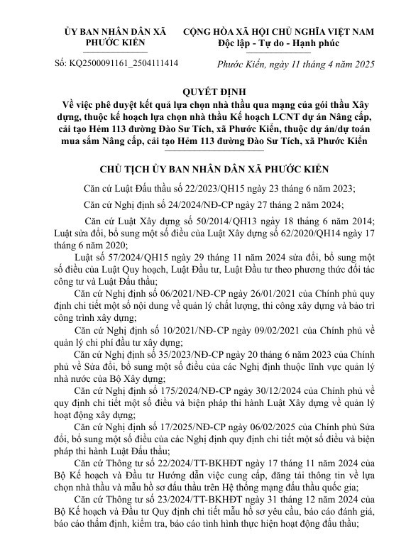 TP HCM: Cty Quỳnh Lâm trúng 2 gói thầu tại UBND xã Phước Kiển - Hình 5 TP HCM: Cty Quynh Lam trung 2 goi thau tai UBND xa Phuoc Kien-Hinh-5