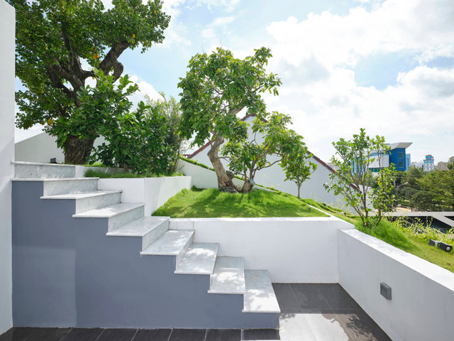 Cận cảnh 'khu vườn trên mây' trong căn nhà 3 tầng - Hình 13 Can canh 'khu vuon tren may' trong can nha 3 tang-Hinh-13