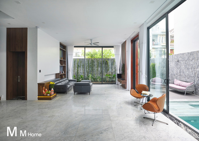 Cận cảnh 'khu vườn trên mây' trong căn nhà 3 tầng - Hình 6 Can canh 'khu vuon tren may' trong can nha 3 tang-Hinh-6