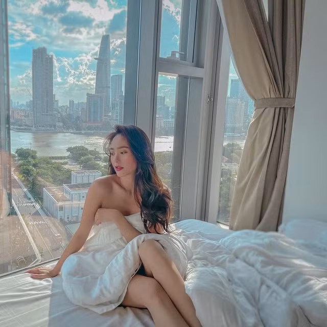 Minh Hang khoe penthouse moi cuc sang chanh hau ket hon-Hinh-7