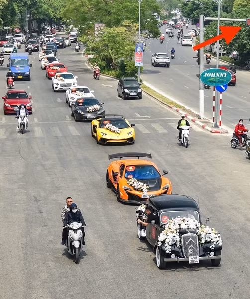 Khoi sieu xe do so cua thieu gia cua gia toc buon vang lung danh Ha Noi